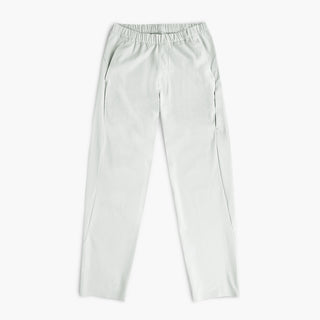 front view of ciele athletics CCPants unisex running pants from the Lifestyle Edition collection, in light grey color