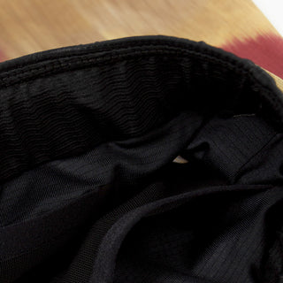 detail view of the fabric of the ciele athletics lightweight, race ready and performance driven short named RDShort in sphinx color
