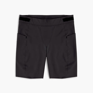 front view of ciele athletics FSTTight 8 inch short running tight in shadowcast