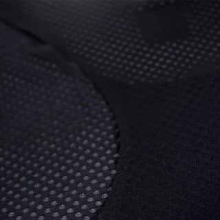 carbon yarns fabric details of the back of the ciele athletics lightweight, race ready and performance driven singlet named RDSinglet in shadowsphinx color