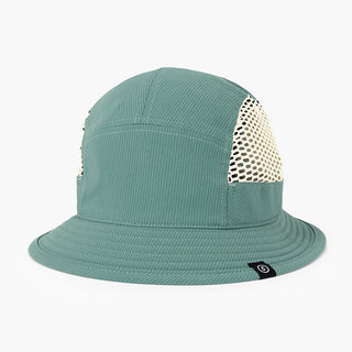 front view of ciele athletics GOBucket unisex running bucket hat from the Lifestyle Edition collection, in silver pine color