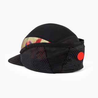 side view of ciele athletics GOCap solar unisex running hat from the Elite collection in shadowsphinx color