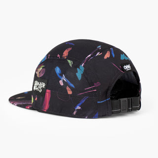 back view of the ciele athletics GOCap unisex running hat in summer nights limited edition, on a model