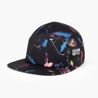 front view of the ciele athletics GOCap unisex running hat in summer nights limited edition