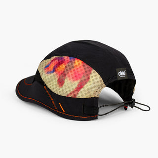 back view of ciele athletics new FSTCap ethereal unisex running hat from the Elite collection in shadowsphinx color