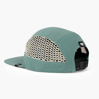 back view of ciele athletics GOCap longbrim unisex running hat with longer brim from the Lifestyle Edition collection, in silver pine color