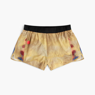 front view of the ciele athletics lightweight, race ready and performance driven short  for womens named RDShort in sphinx color
