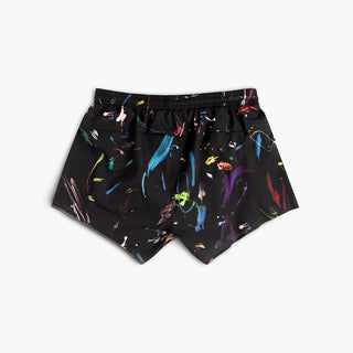 back view of ciele athletics ATShort 4 inch with liner short from the summer nights limited edition capsule
