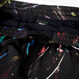 close up of the waistband details of the ciele athletics ATShort 4 inch with liner short from the summer nights limited edition capsule