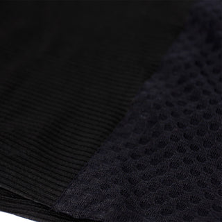close picture of the fabrics on the back of the ciele athletics lightweight, race ready and performance driven T-Shirt named RCDTShirt for womens in shadowsphinx color