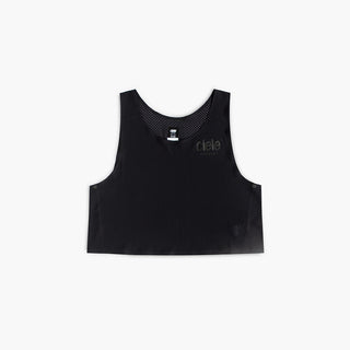 front view of the ciele athletics lightweight, race ready and performance driven Singlet for womens named RDCRPSinglet in shadowsphinx color