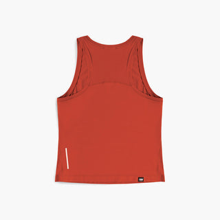 back view of ciele athletics DLYTSinglet lightweight and performance driven singlet in clay