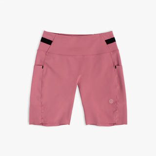 front view of ciele athletics FSTTight short running short in deco rose