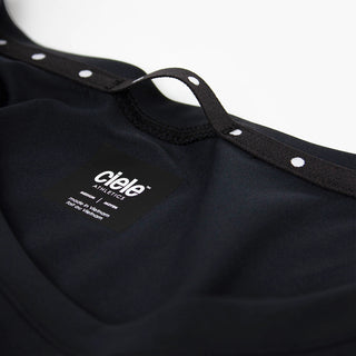 close view of the quick dry loop on the ciele athletics DLYTSinglet lightweight and performance driven singlet in shadowcast