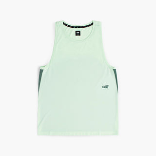 front view of ciele athletics DLYTSinglet lightweight and performance driven singlet in dusty turquoise