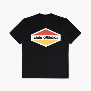 back view of ciele athletics unisex ORTShirt with up down logo in trooper color