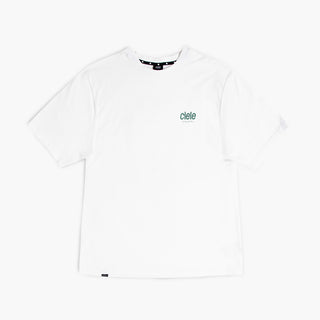 front view of ciele athletics unisex ORTShirt with athletics logo in white color