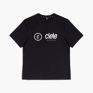 front view of ciele athletics unisex ORTShirt with C side logo in whitaker color