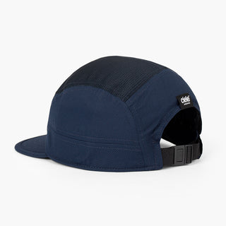back view of the ciele athletics GOCap unisex running hat in deep space color