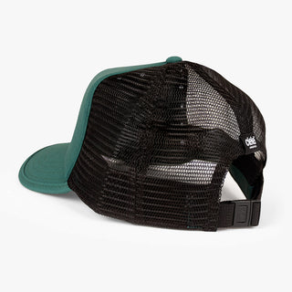 back view of ciele athletics TRLCap SC Field Updown unisex running hat in emerald color