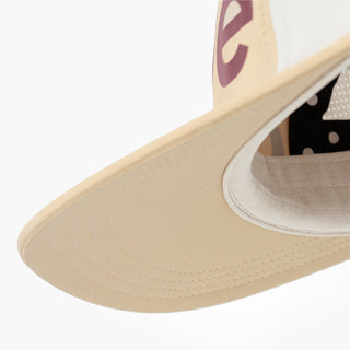 underbrim view of the ciele athletics GOCap unisex running hat in safari color