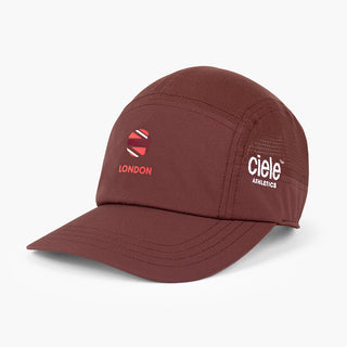 front view of ciele athletics GOCap SC Comp Word Wild Mouvement unisex running hat for the London marathon