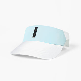 front view of ciele athletics FSTCap Comp Iconic VC unisex running hat in skyblue color