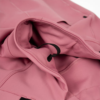 close view of the elastic waist on the ciele athletics FSTTight running tight in deco rose