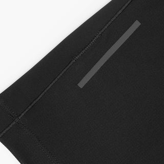 close view of the back reflective detail on the ciele athletics DLYTshirt lightweight and performance driven T-Shirt in shadowcast