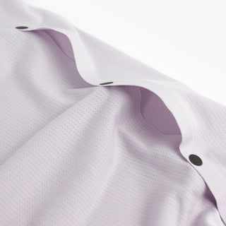 close view of the side vents on the ciele athletics FSTSinglet lightweight and performance driven singlet in misty lilac