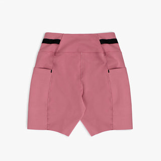 back view of ciele athletics FSTTight short running short in deco rose